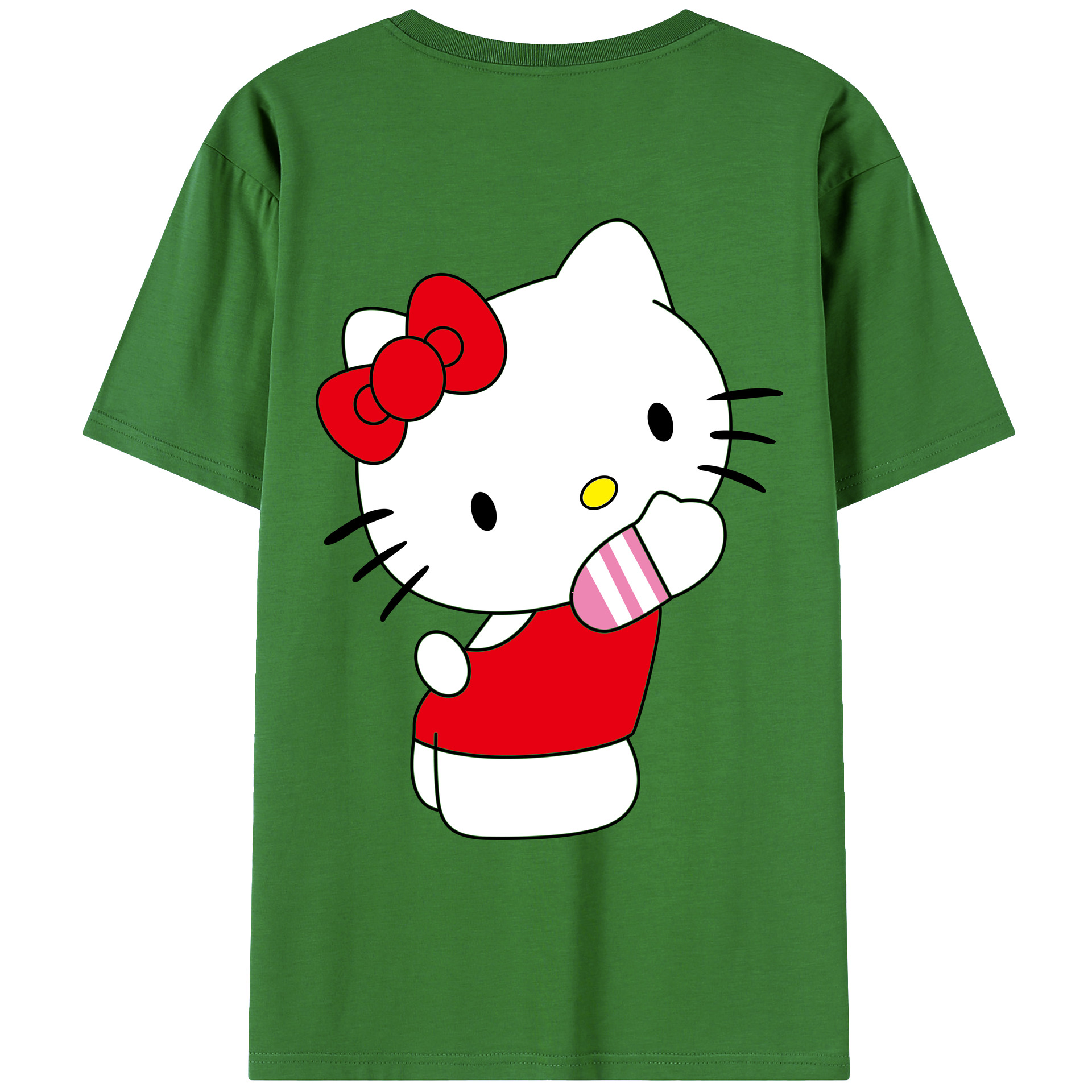 （画像用） Hello Kitty ハローキティ レディース半袖Tシャツ(バックプリント)